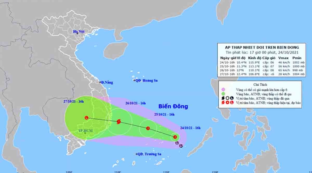 A new storm likely to form in East Sea, hit southern Vietnam